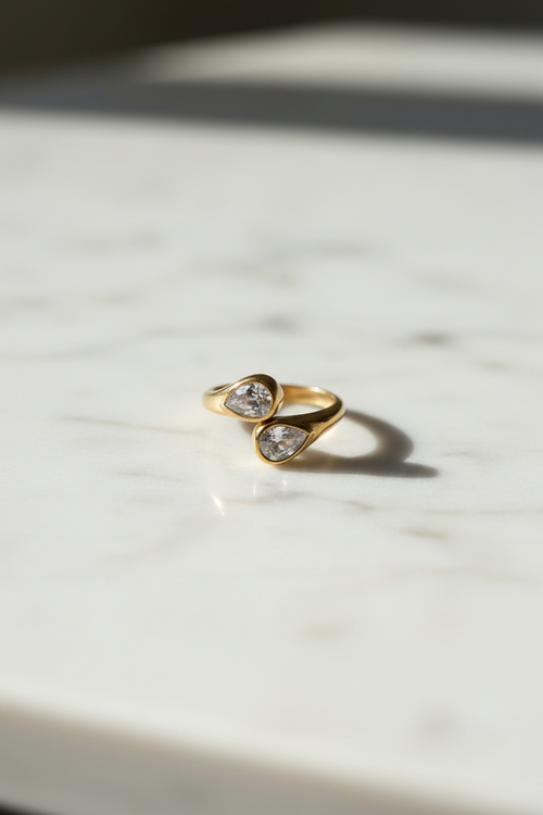 Ring on marble